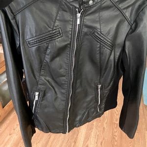 Express Faux Leather Jacket. Size L. Like new